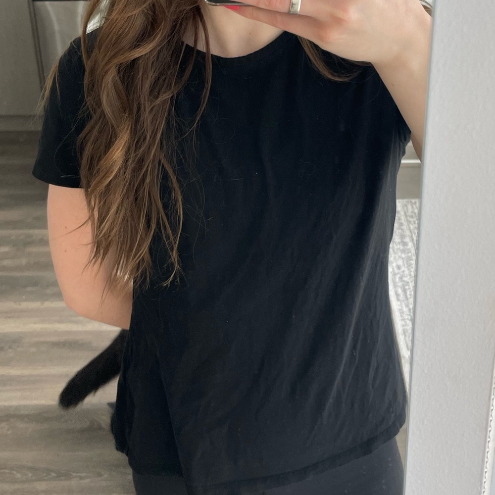 H&M - T shirt, black
